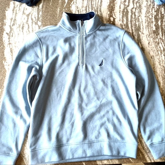 Nautica Men's 1/4 Zip Sweatshirt New Size Medium - Picture 3 of 3
